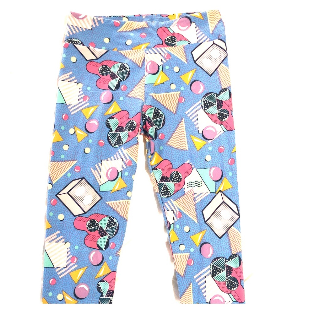 Lularoe retro Mickey theme leggings 💜